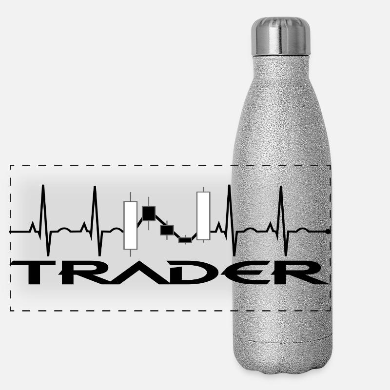 Trader Panorama Glitzer Isolierflasche 500 ml