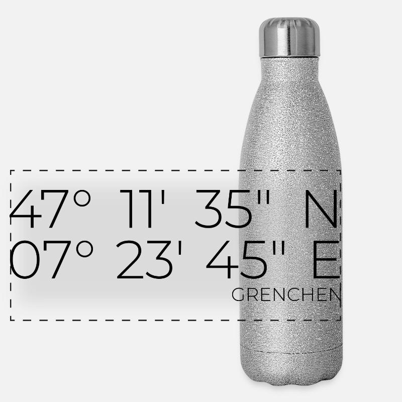 Coordonnées Granges, Suisse Gourde isotherme panoramique pailletée 500 ml