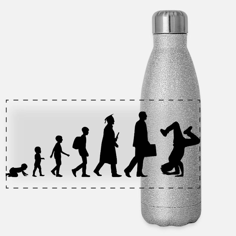 Développement du breakdance Gourde isotherme panoramique pailletée 500 ml