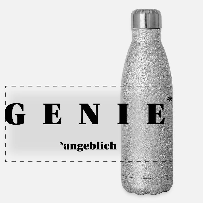 GENIE supposedly – minimalist irony stateman Panoramic Glitter Thermal Bottle 500 ml