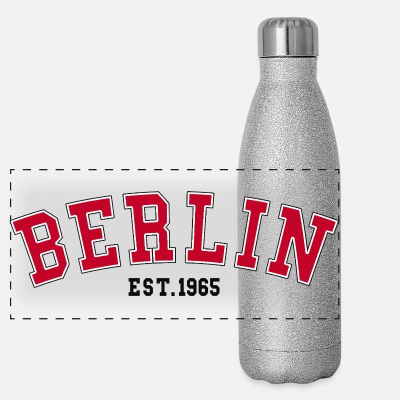 Berlin_Est_1965 Gourde isotherme panoramique pailletée 500 ml
