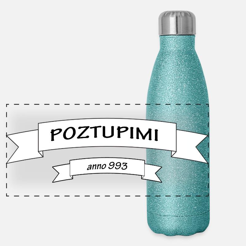 POZTUPIMI 993 Gourde isotherme panoramique pailletée 500 ml