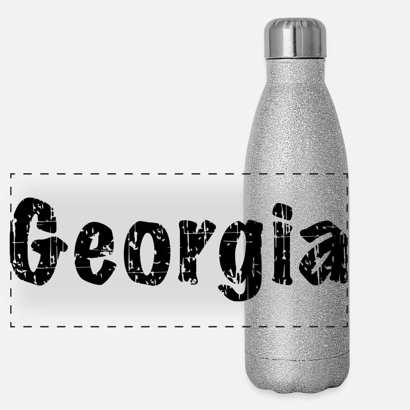 Georgia Panorama Glitzer Isolierflasche 500 ml