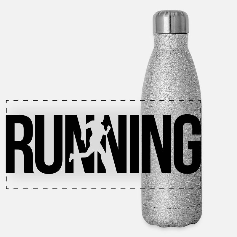 running Panoramic Glitter Thermal Bottle 500 ml