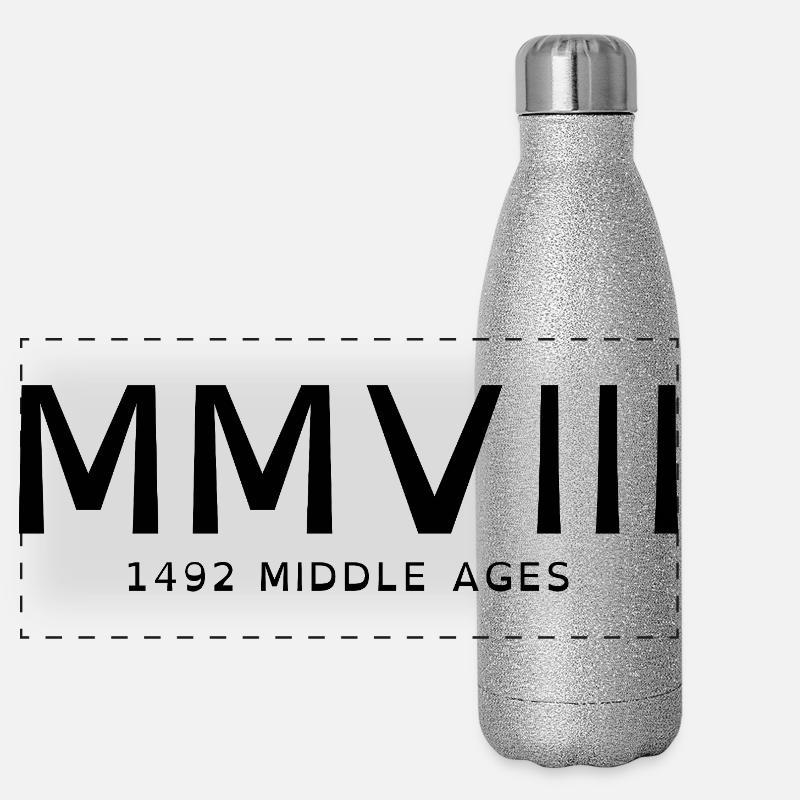 2008_LINE_black Panoramic Glitter Thermal Bottle 500 ml