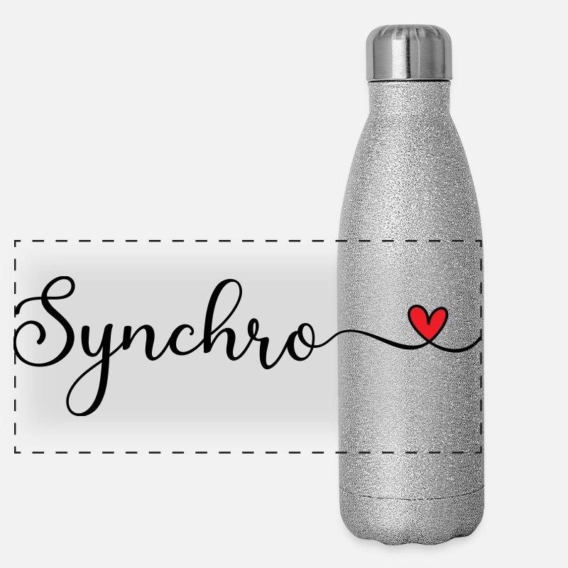Synchronized swimming Panoramic Glitter Thermal Bottle 500 ml