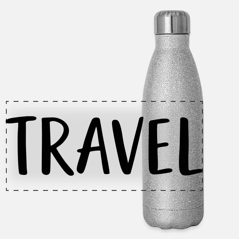 Voyage Gourde isotherme panoramique pailletée 500 ml