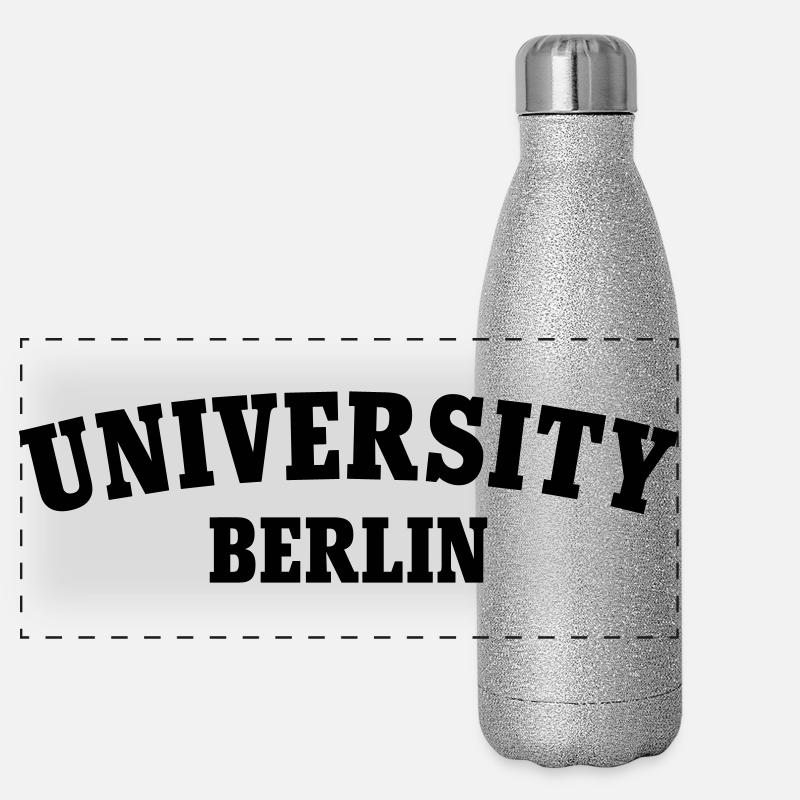 Université de Berlin Gourde isotherme panoramique pailletée 500 ml
