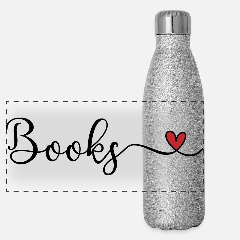Livres Gourde isotherme panoramique pailletée 500 ml