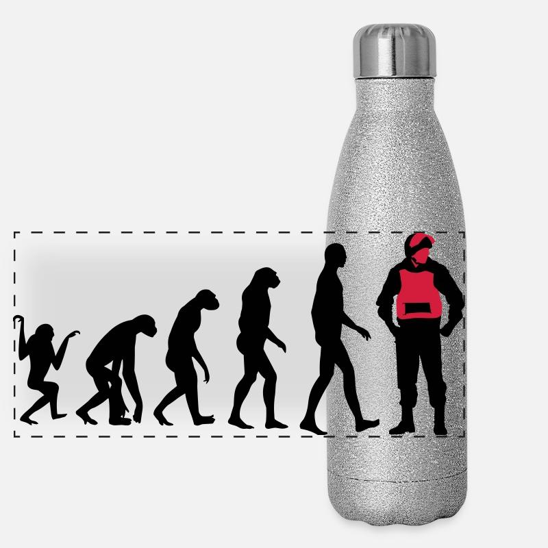 Police Panorama Glitzer Isolierflasche 500 ml