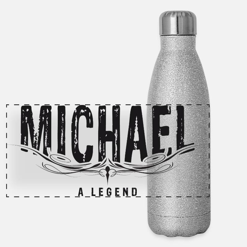 MICHAEL UNE LÉGENDE Gourde isotherme panoramique pailletée 500 ml