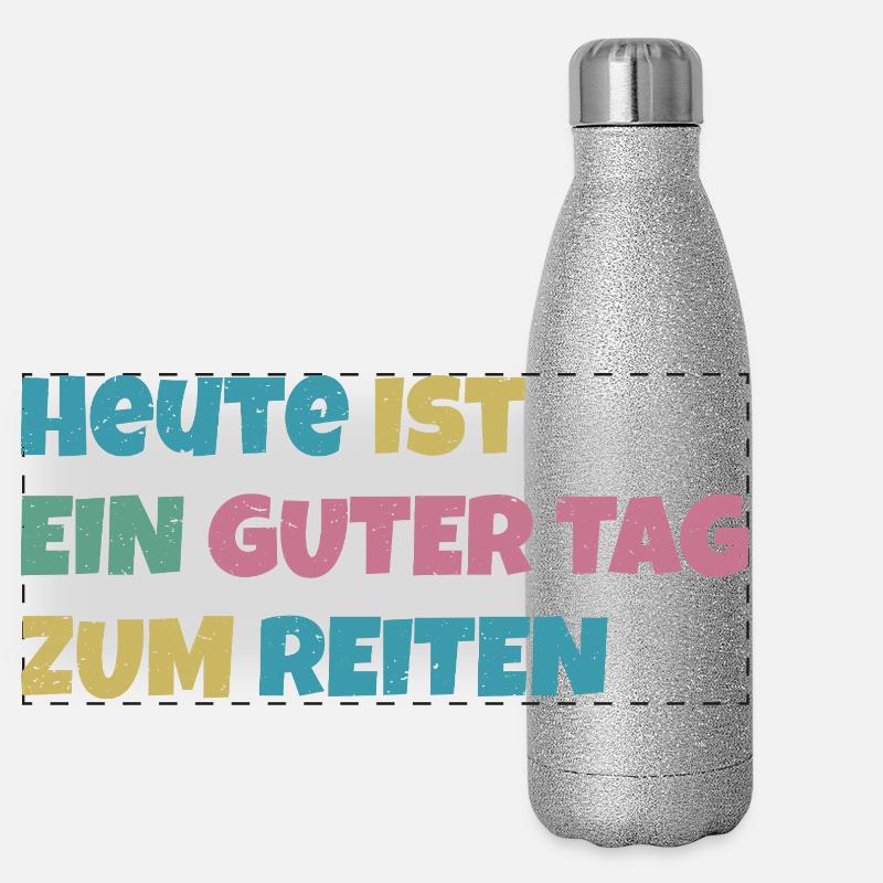Today is a good day for riding. Panoramic Glitter Thermal Bottle 500 ml