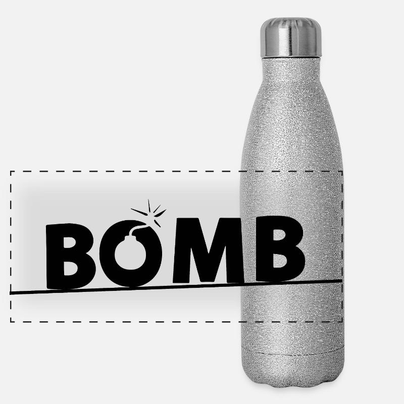 Bombe Gourde isotherme panoramique pailletée 500 ml