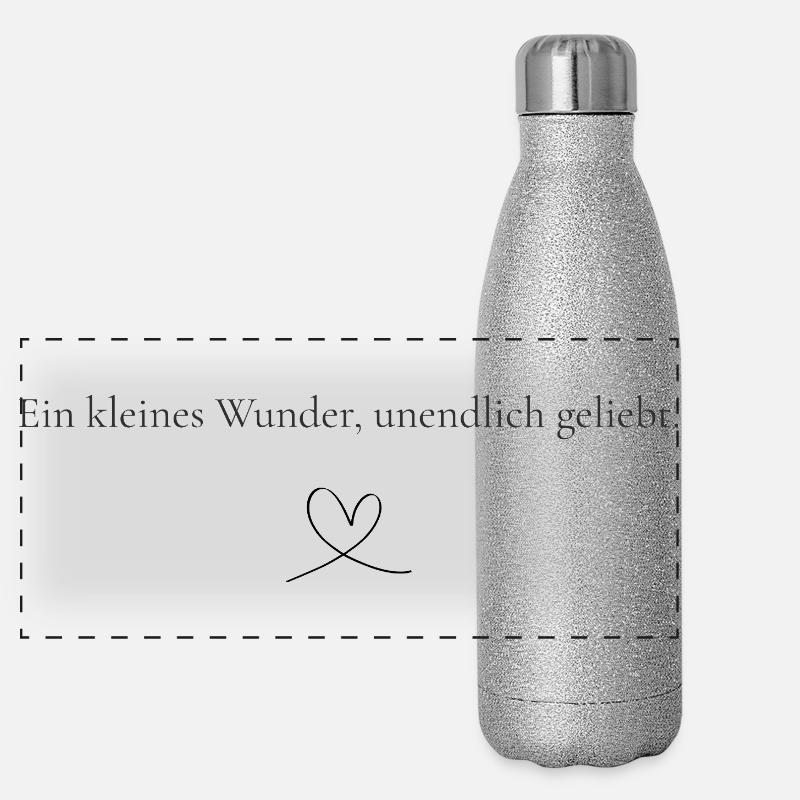 Kleines Wunder Panorama Glitzer Isolierflasche 500 ml