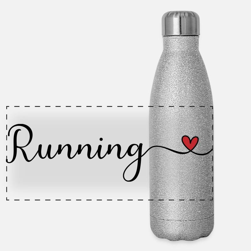 Courir Gourde isotherme panoramique pailletée 500 ml