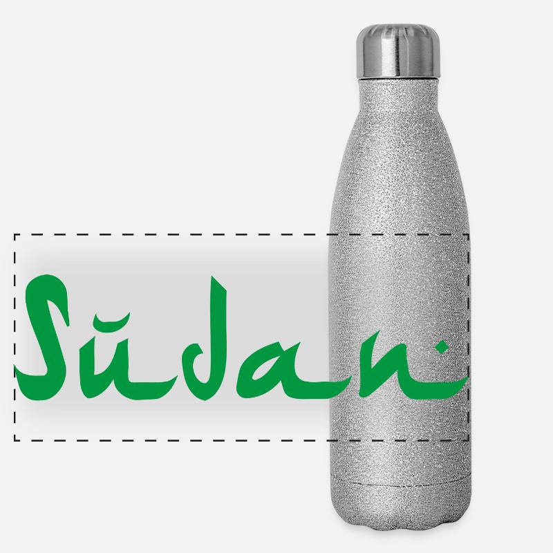 Sudan Panorama Glitzer Isolierflasche 500 ml