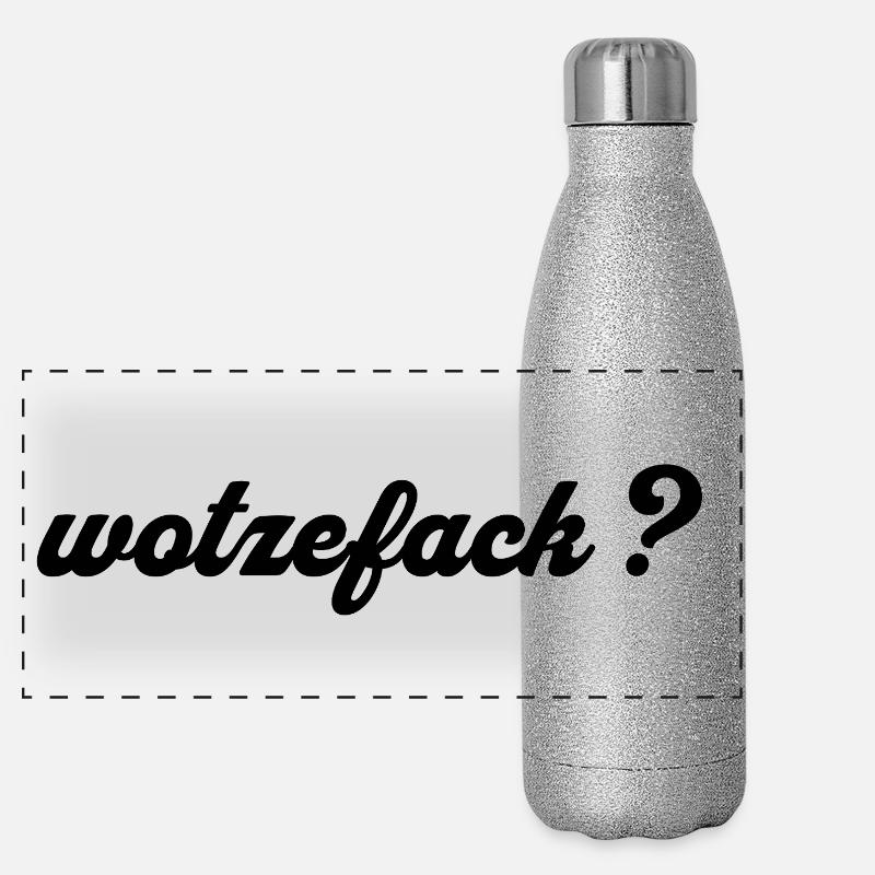 Wotzefack ? - Qu’est-ce que... Gourde isotherme panoramique pailletée 500 ml