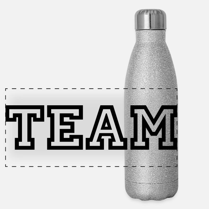 Team Gourde isotherme panoramique pailletée 500 ml