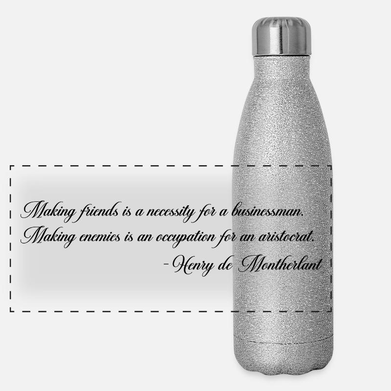 Feinde machen – Montherlant Panorama Glitzer Isolierflasche 500 ml