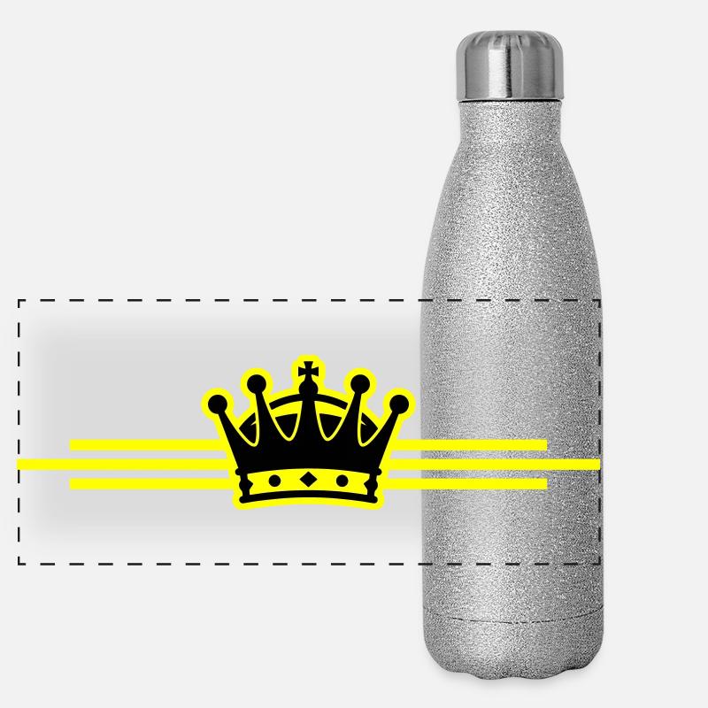Ligne de la couronne Gourde isotherme panoramique pailletée 500 ml
