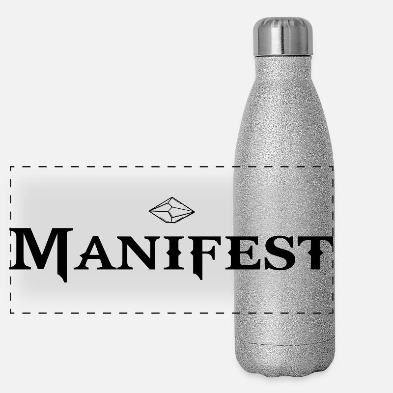MANIFESTO – Create from within Panoramic Glitter Thermal Bottle 500 ml