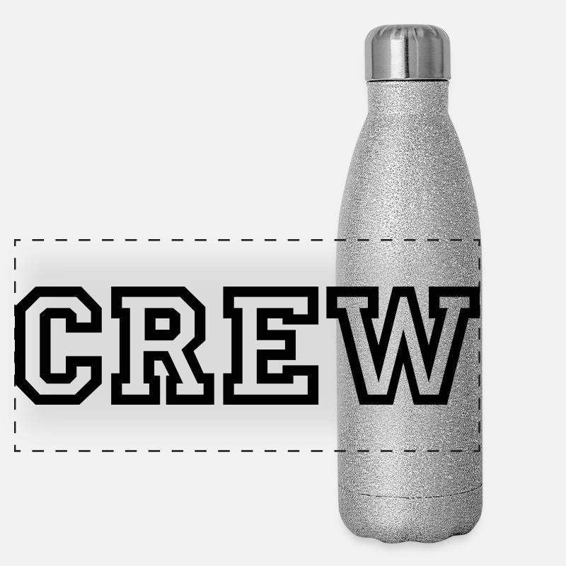 Crew Panorama Glitzer Isolierflasche 500 ml