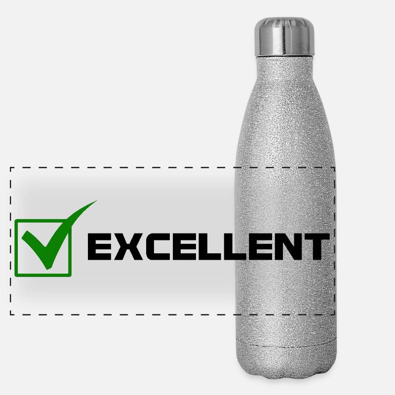 EXCELLENT Panorama Glitzer Isolierflasche 500 ml