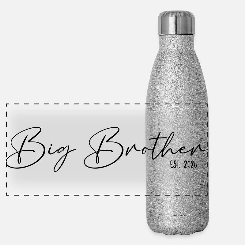 Big Brother est 2026 Panorama Glitzer Isolierflasche 500 ml