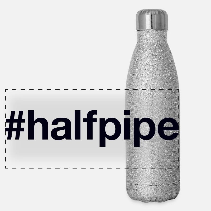 HALFPIPE Hashtag Panorama Glitzer Isolierflasche 500 ml