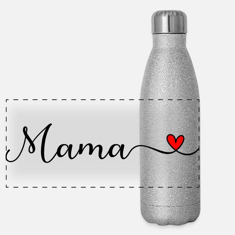 Maman Gourde isotherme panoramique pailletée 500 ml