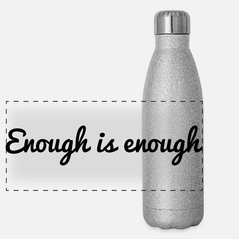 QUOTE. MESSAGE. HUMOR. FUNNY QUOTES Panoramic Glitter Thermal Bottle 500 ml