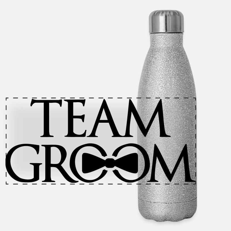 équipe marié bachelor party bachelor party fei Gourde isotherme panoramique pailletée 500 ml