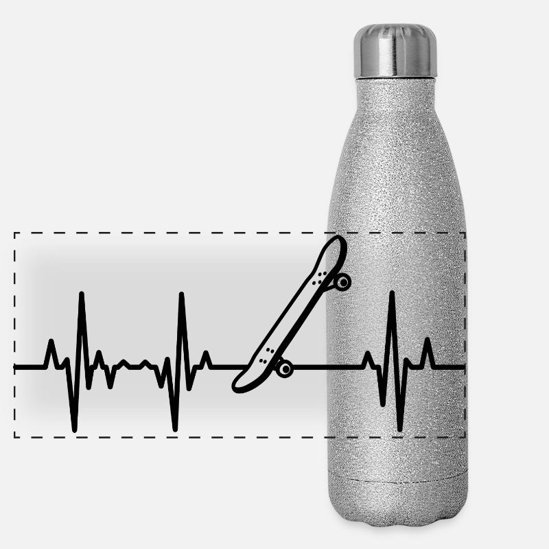 Ligne Skateboard Impulse Gourde isotherme panoramique pailletée 500 ml