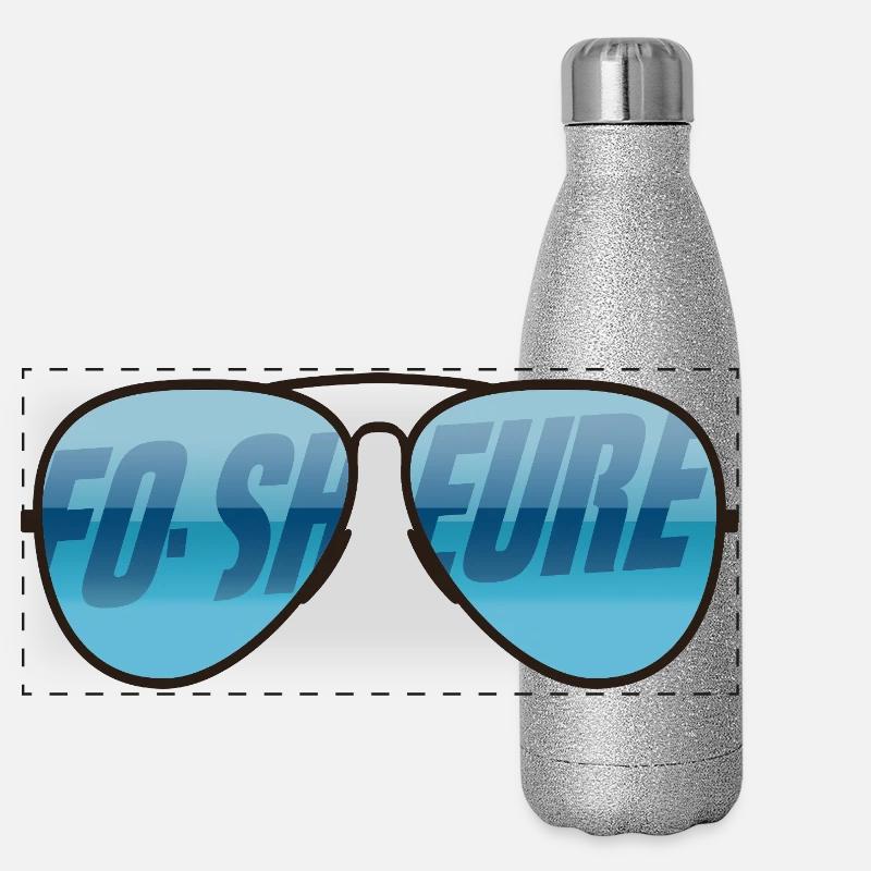 FO-SHEURE Panoramic Glitter Thermal Bottle 500 ml