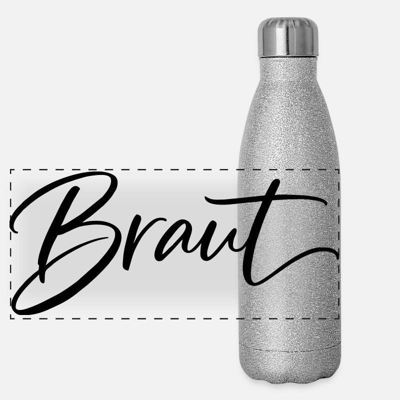 Équipe Bride Gourde isotherme panoramique pailletée 500 ml