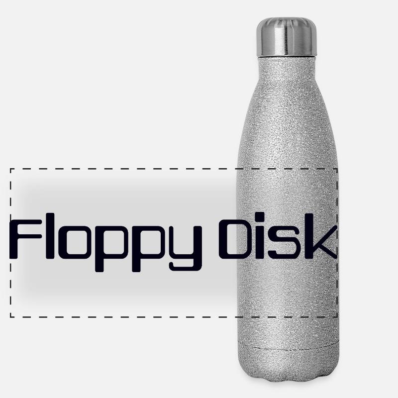 floppy disk Panoramic Glitter Thermal Bottle 500 ml
