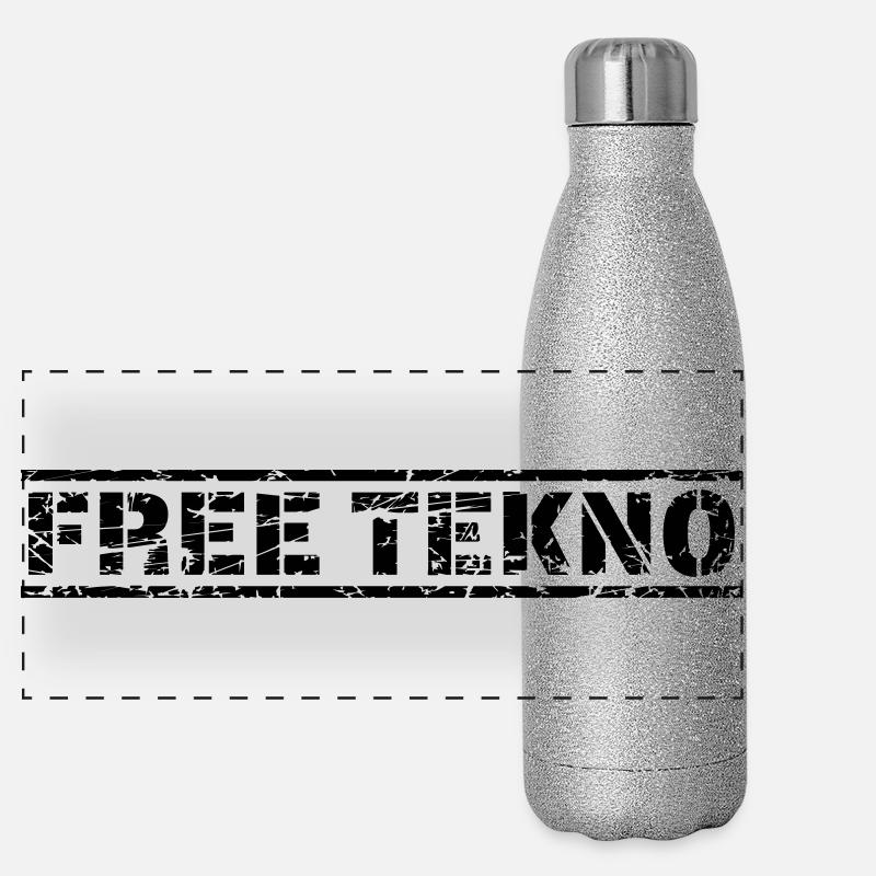 Free Tekno Panorama Glitzer Isolierflasche 500 ml
