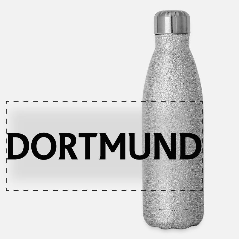 Dortmund Panorama Glitzer Isolierflasche 500 ml