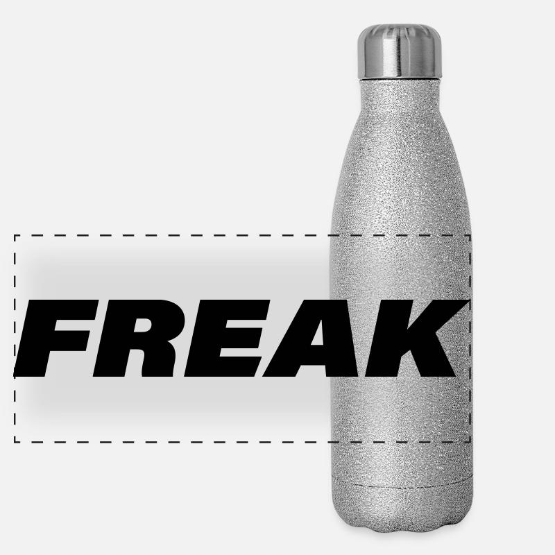 FREAK Panorama Glitzer Isolierflasche 500 ml