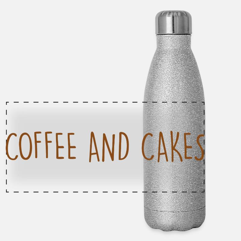 CAFÉ ET GÂTEAUX Café et gâteaux Gourde isotherme panoramique pailletée 500 ml