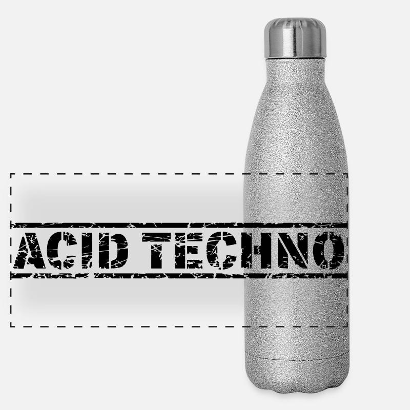Acid Techno Panoramic Glitter Thermal Bottle 500 ml
