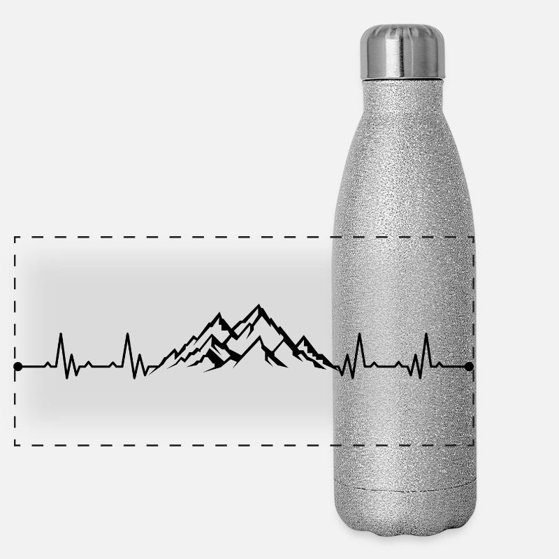 Veuillez joindre le design Gourde isotherme panoramique pailletée 500 ml