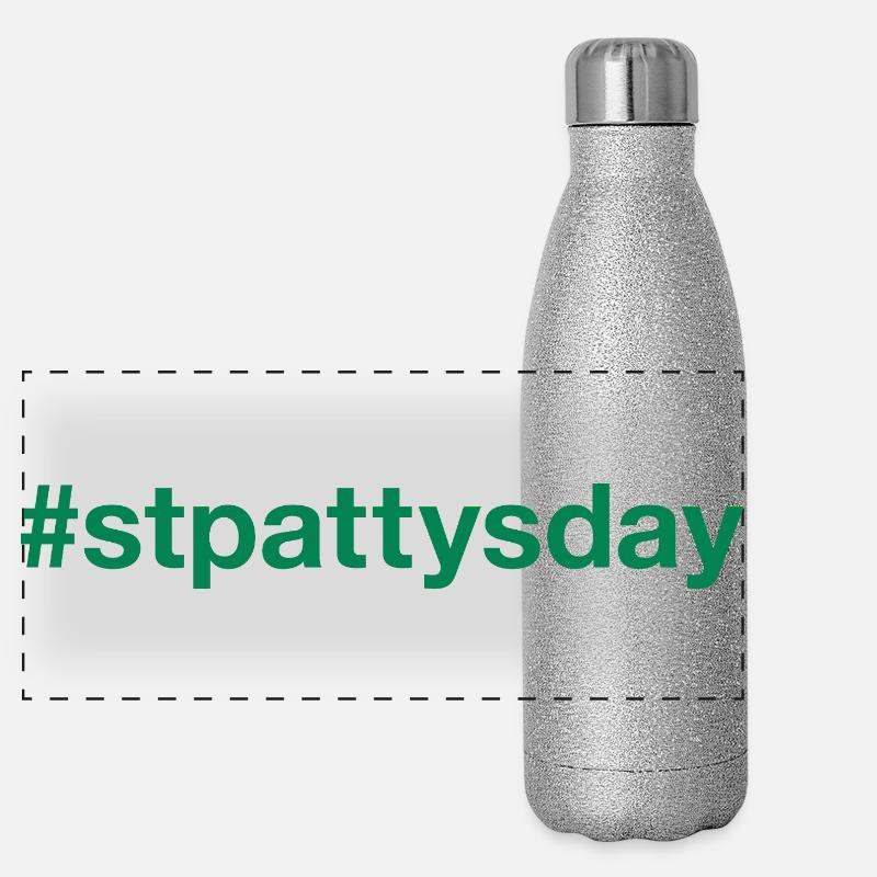 ST PADDYS DAY Panorama Glitzer Isolierflasche 500 ml