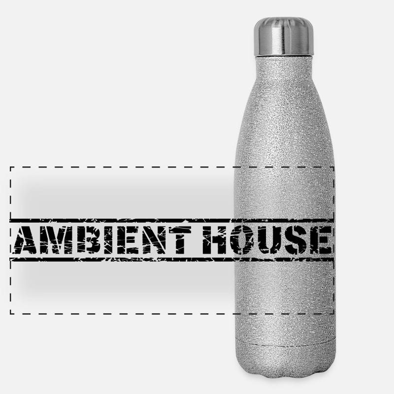 Ambient House Panorama Glitzer Isolierflasche 500 ml