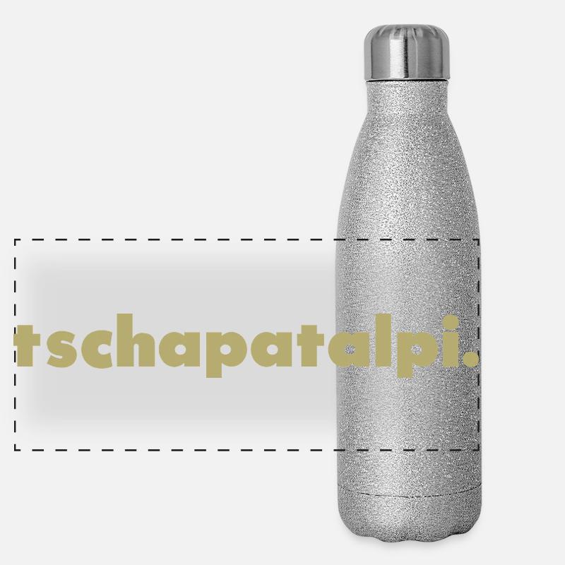 tschapatalpi. Panorama Glitzer Isolierflasche 500 ml