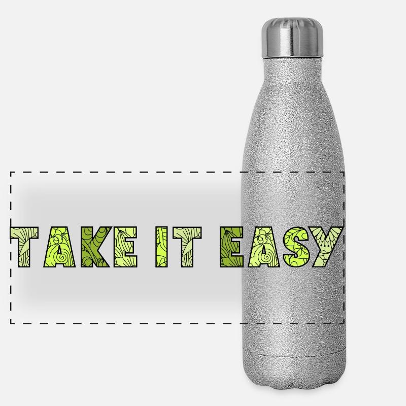 Take it Easy Panoramic Glitter Thermal Bottle 500 ml