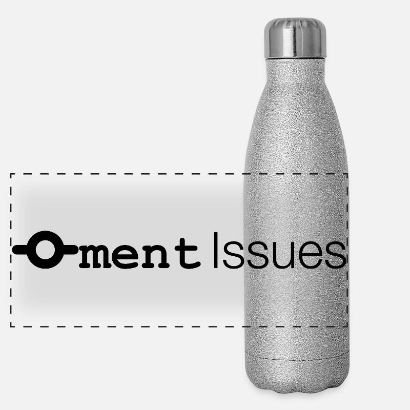 Commitment Issues Panorama Glitzer Isolierflasche 500 ml