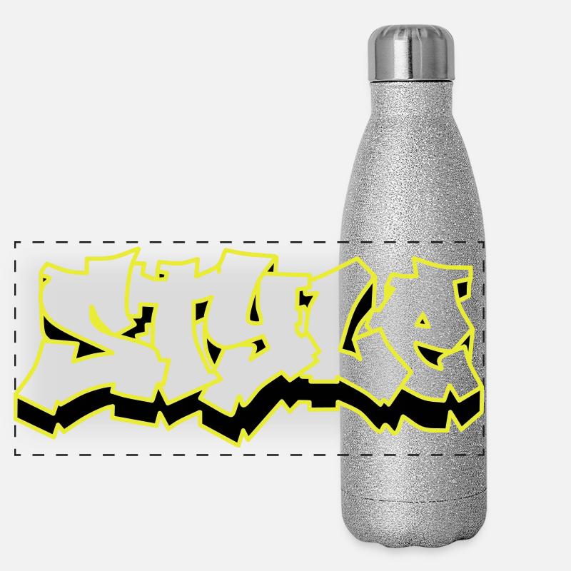 Style Gourde isotherme panoramique pailletée 500 ml