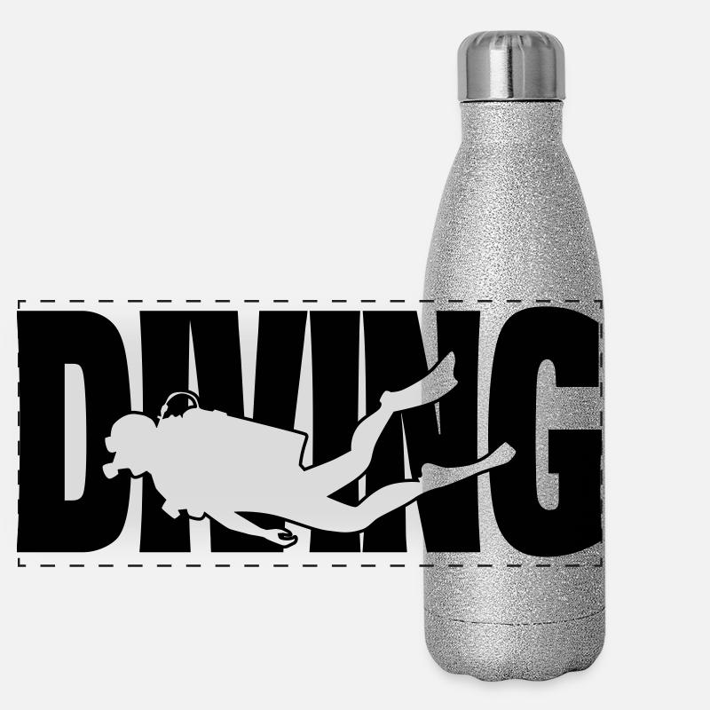 plongée II Gourde isotherme panoramique pailletée 500 ml