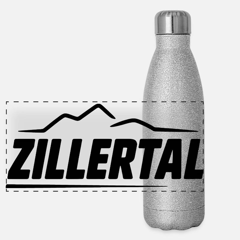 Zillertal - Souvenir Design Gourde isotherme panoramique pailletée 500 ml